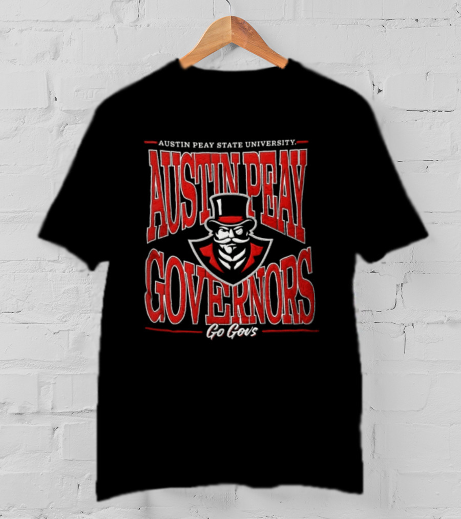 Austin Peay Governors Top Hat Monocle Go Govs NCAA Austin Peay State University T-Shirt