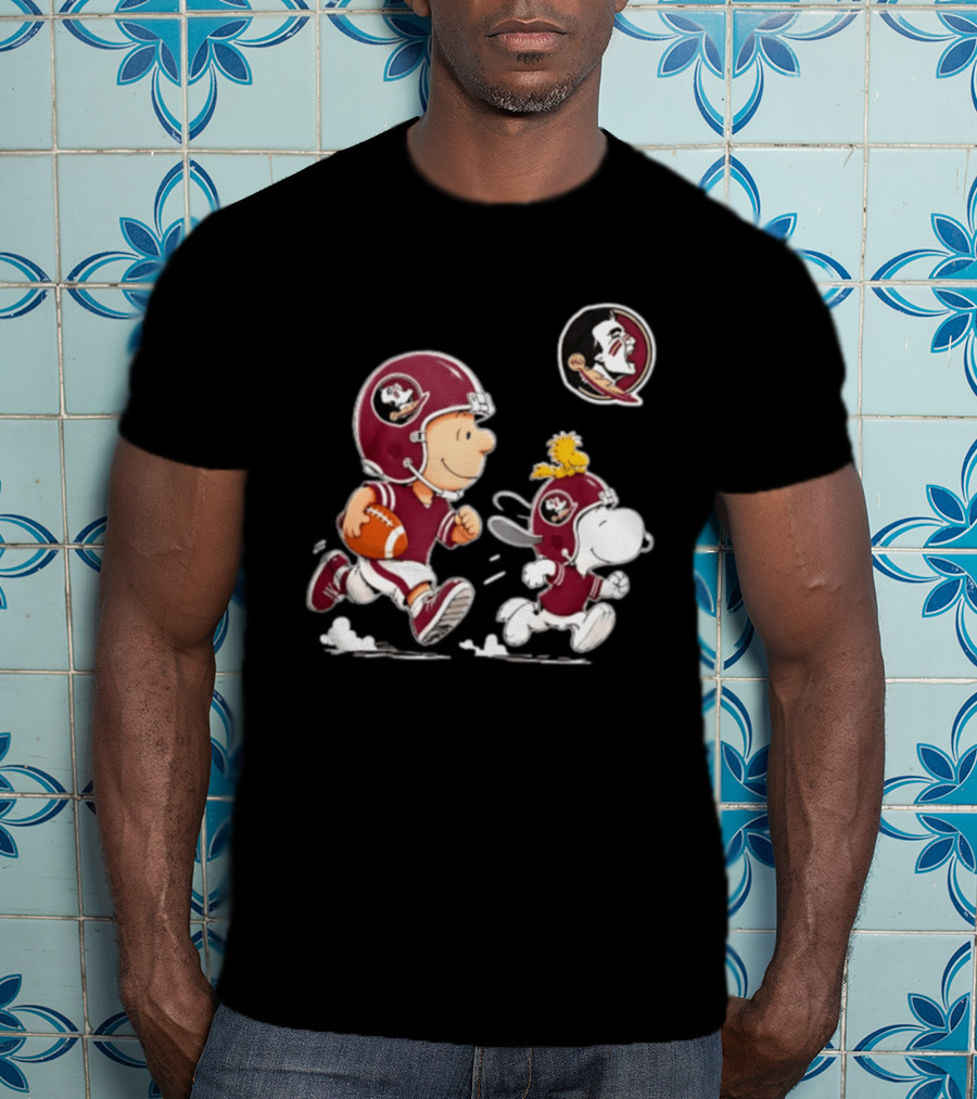 Charlie Brown Snoopy Woodstock Florida State Seminoles Football 2026 T-Shirt