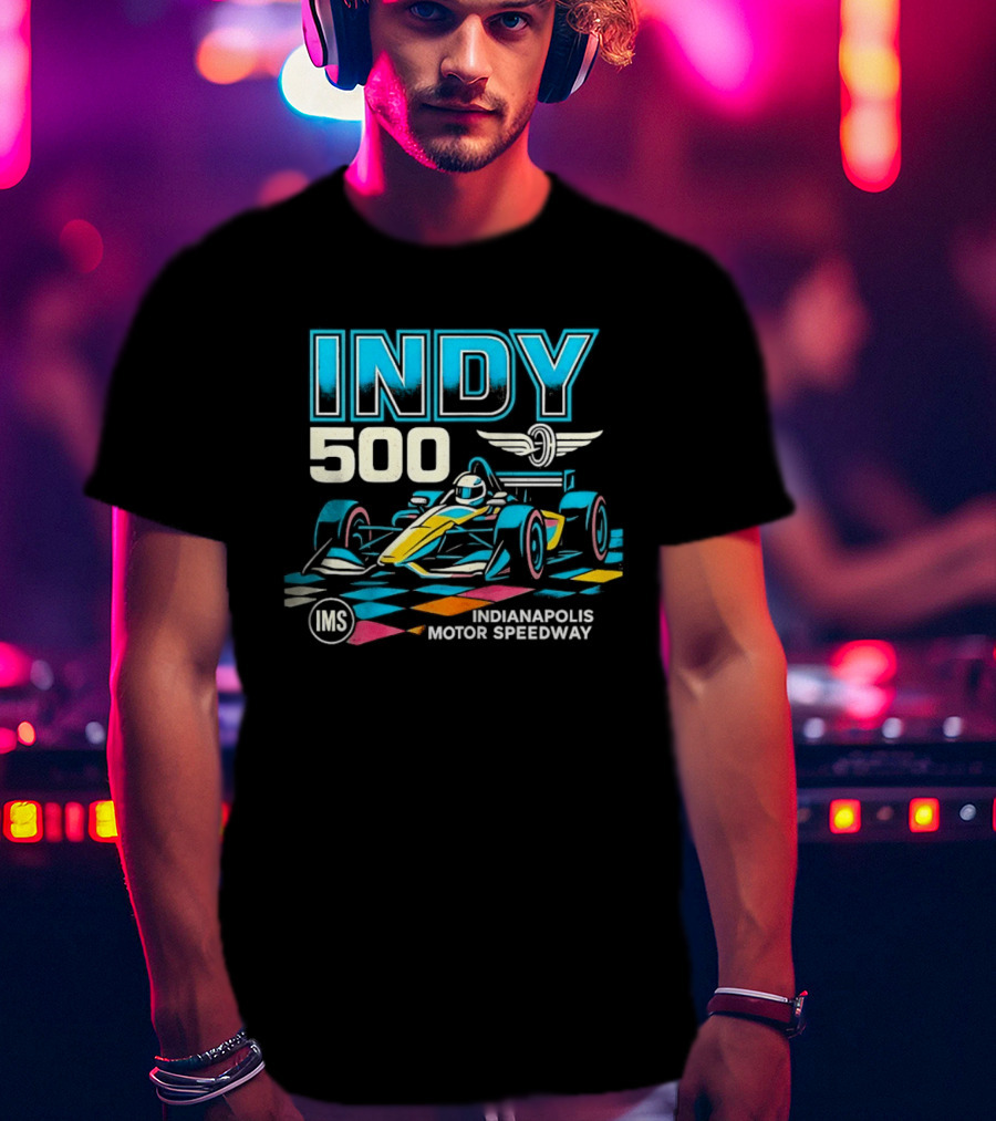 Indy 500 Indianapolis Motor Speedway Race Car IMS T-Shirt