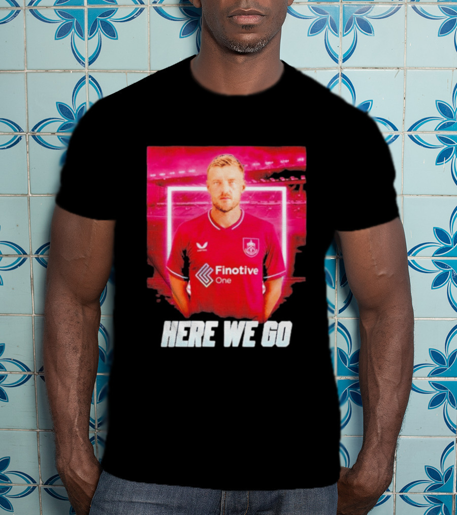 Jamie Vardy Here We Go Burnley Transfer News T-Shirt
