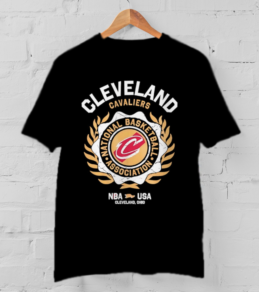 Cleveland Cavaliers National Basketball Association NBA USA Distressed T-Shirt