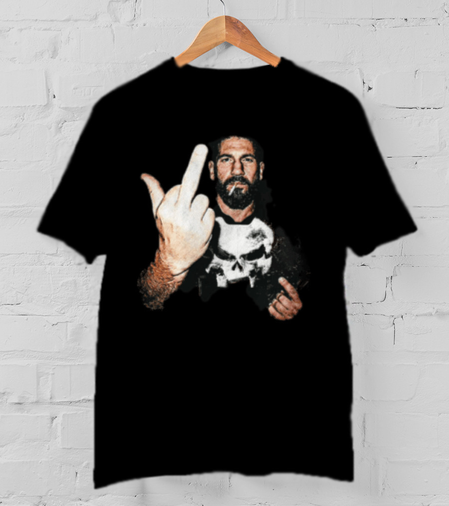 Jon Bernthal Punisher Middle Finger Iconic Gesture T-Shirt
