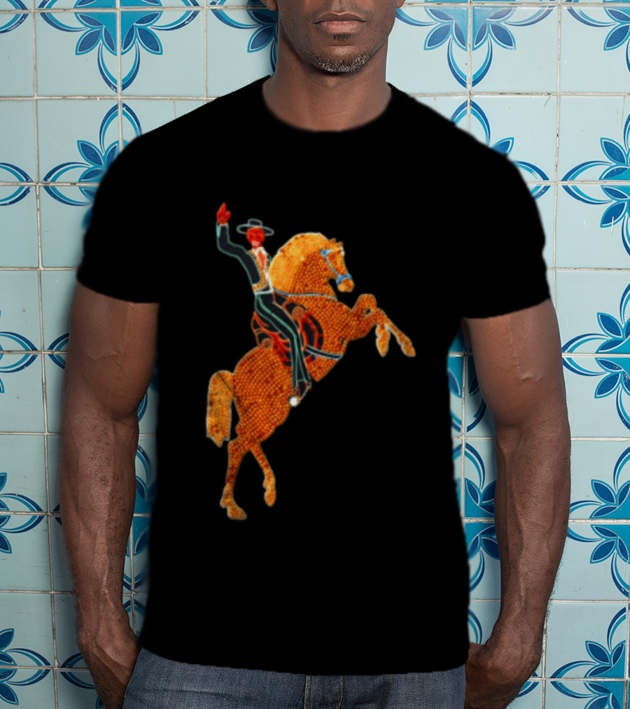Las Vegas Cowboy Neon Sign T-Shirt