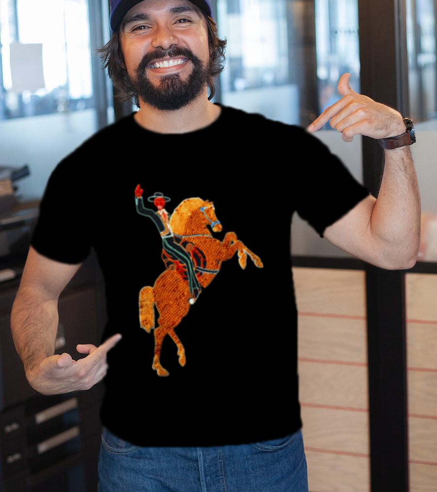 Las Vegas Cowboy Neon Sign T-Shirt
