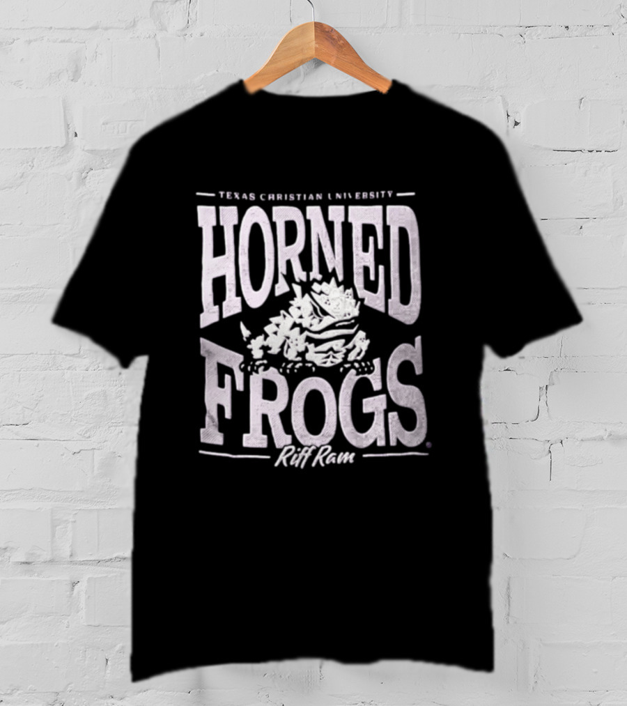 Texas Christian University Horned Frogs Riff Ram Spiky Horned Frog T-Shirt