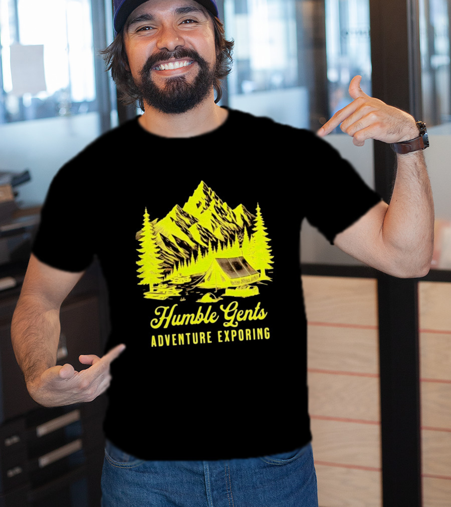 Humble Gents Adventure Exploring Mountain Camping T-Shirt