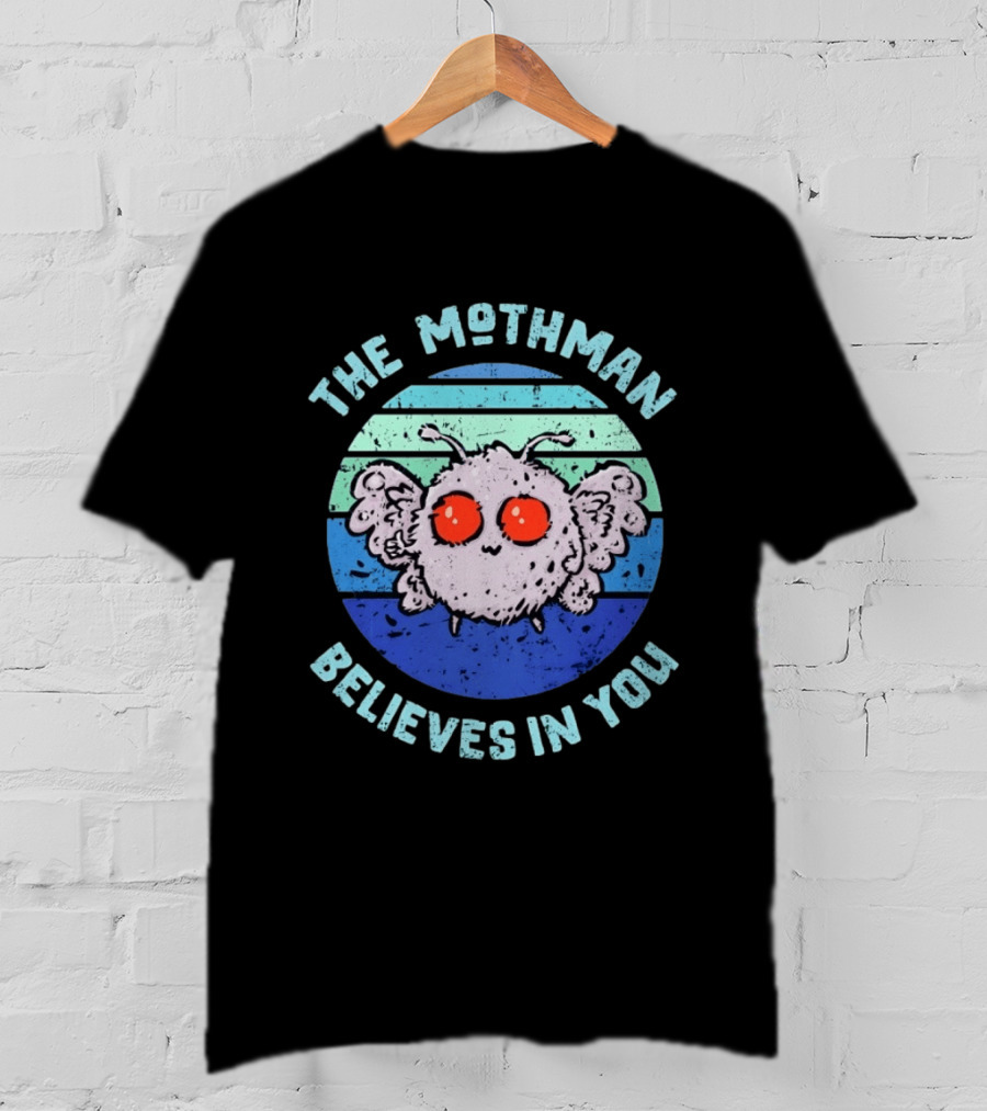 The Mothman Believes In You Distressed T-Shirt