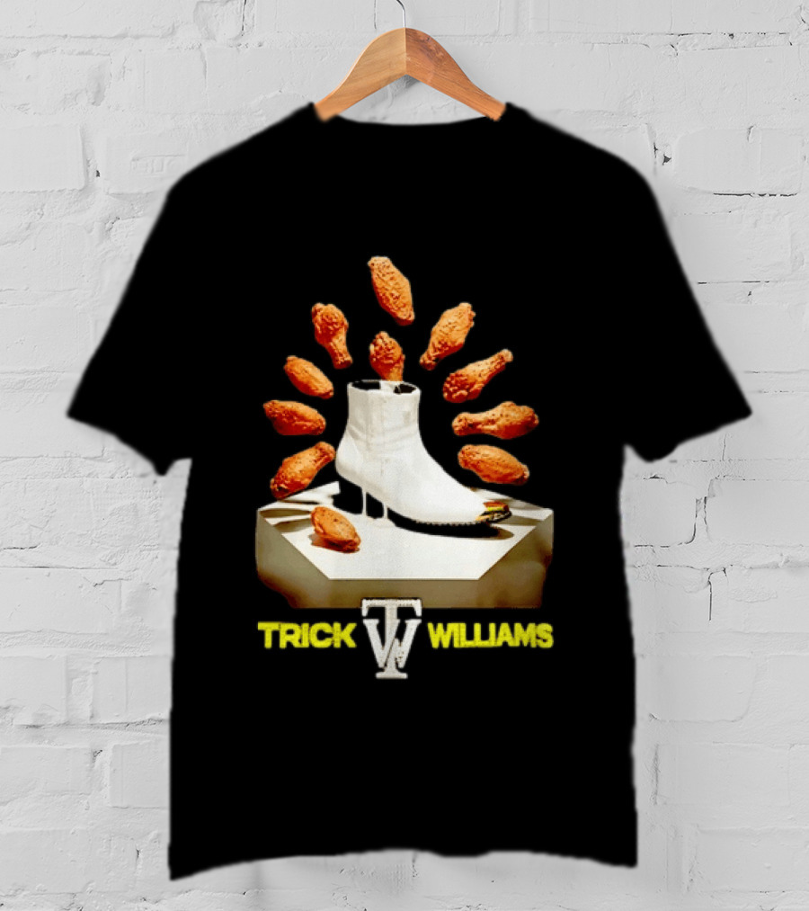 Trick Williams WWE Lemon Pepper Steppers Chicken Boot T-Shirt