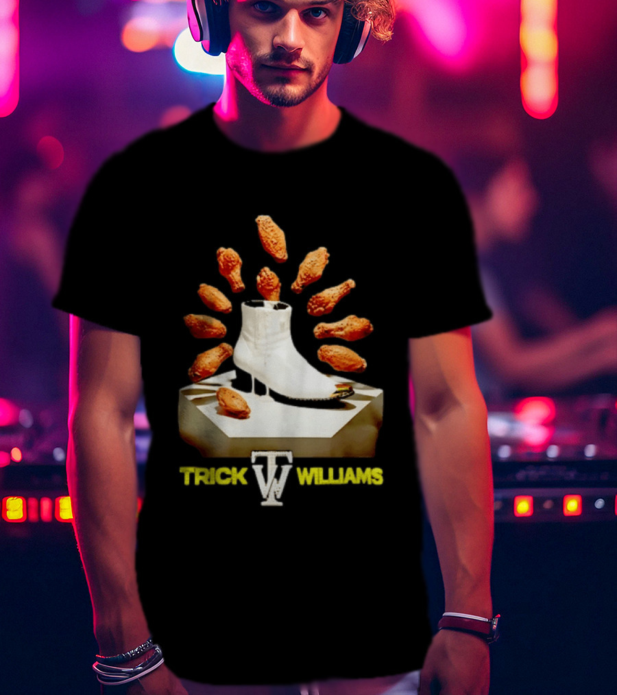 Trick Williams WWE Lemon Pepper Steppers Chicken Boot T-Shirt