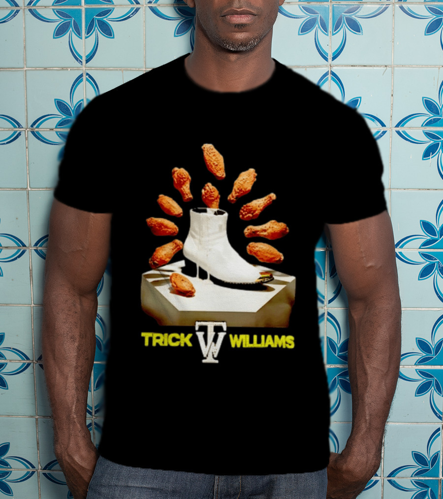 Trick Williams WWE Lemon Pepper Steppers Chicken Boot T-Shirt