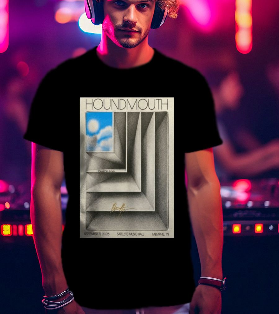 Houndmouth September 19 2026 Satellite Music Hall Memphis TN Tour T-Shirt