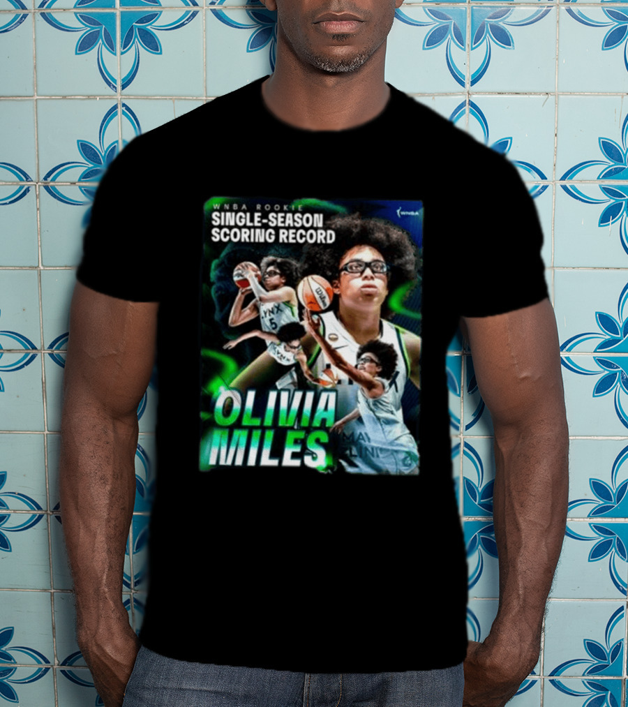 WNBA Rookie Single Season Scoring Record Olivia Miles T-Shirt