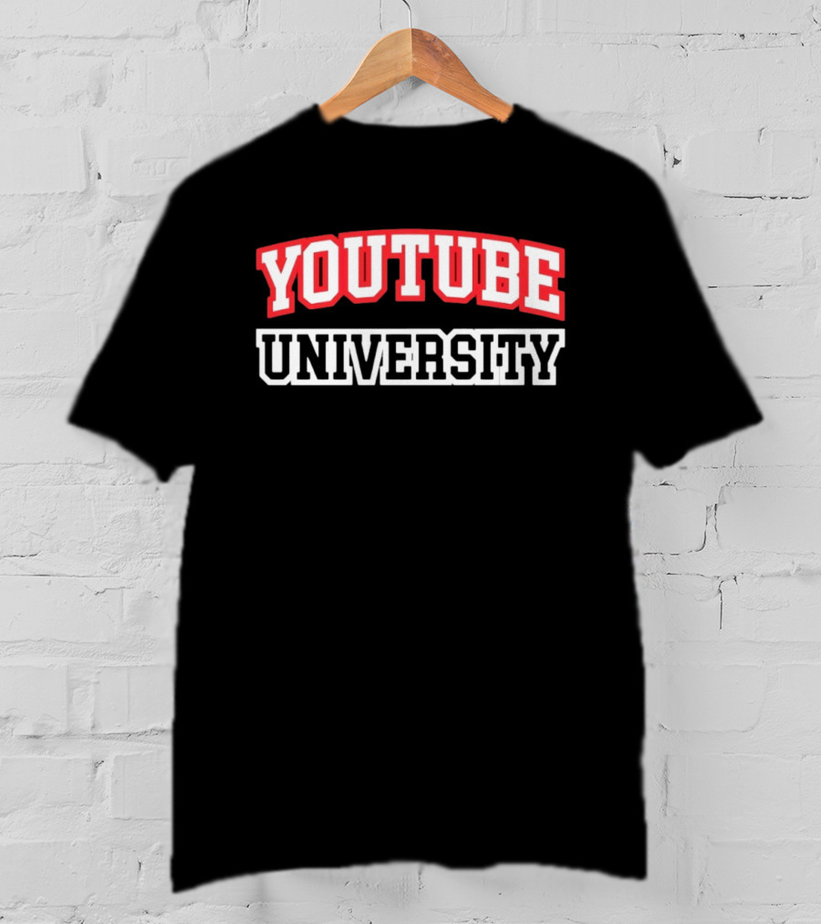 YouTube University Content Creator Learning Experience T-Shirt
