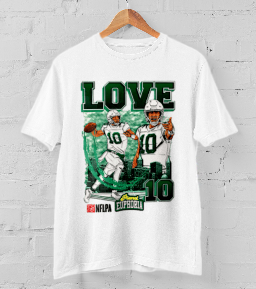 Jordan Love 10 NFLPA Euphoria Player Edition T-Shirt