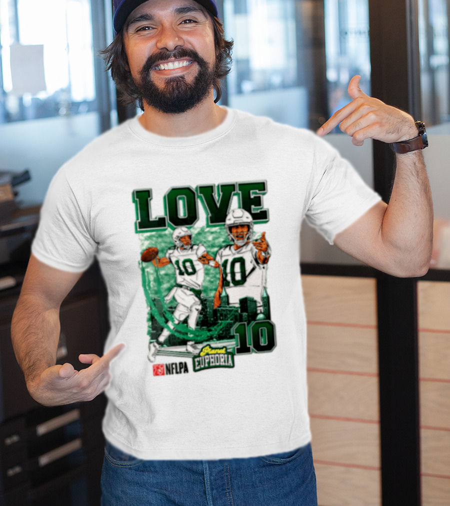 Jordan Love 10 NFLPA Euphoria Player Edition T-Shirt