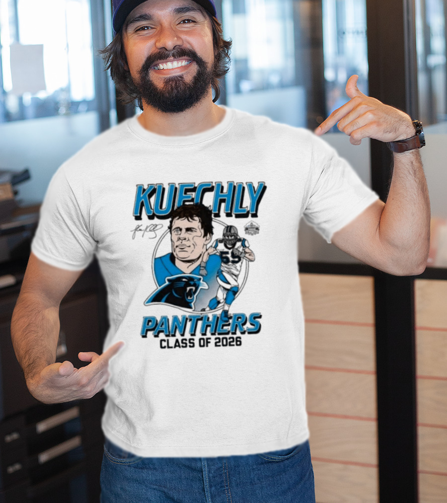 Kuechly Panthers Class Of 2026 Hall Of Fame T-Shirt