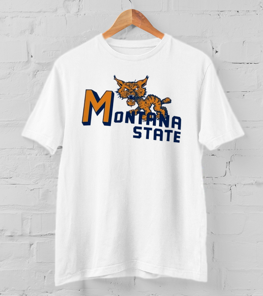 Montana State Bobcats Vintage NCAA Sports T-Shirt