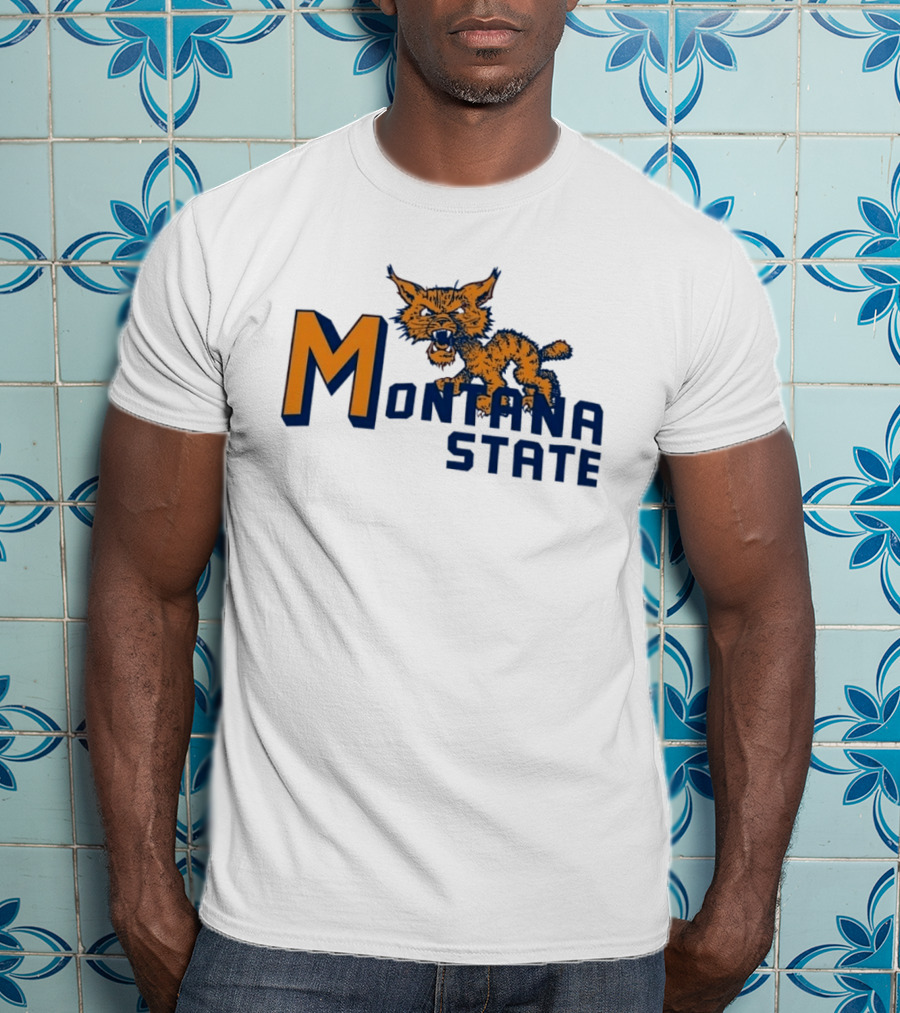 Montana State Bobcats Vintage NCAA Sports T-Shirt