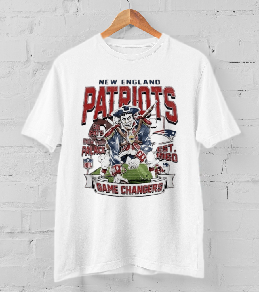 New England Patriots Game Changers Go Pats Know Your Palace Est 1960 NFL T-Shirt