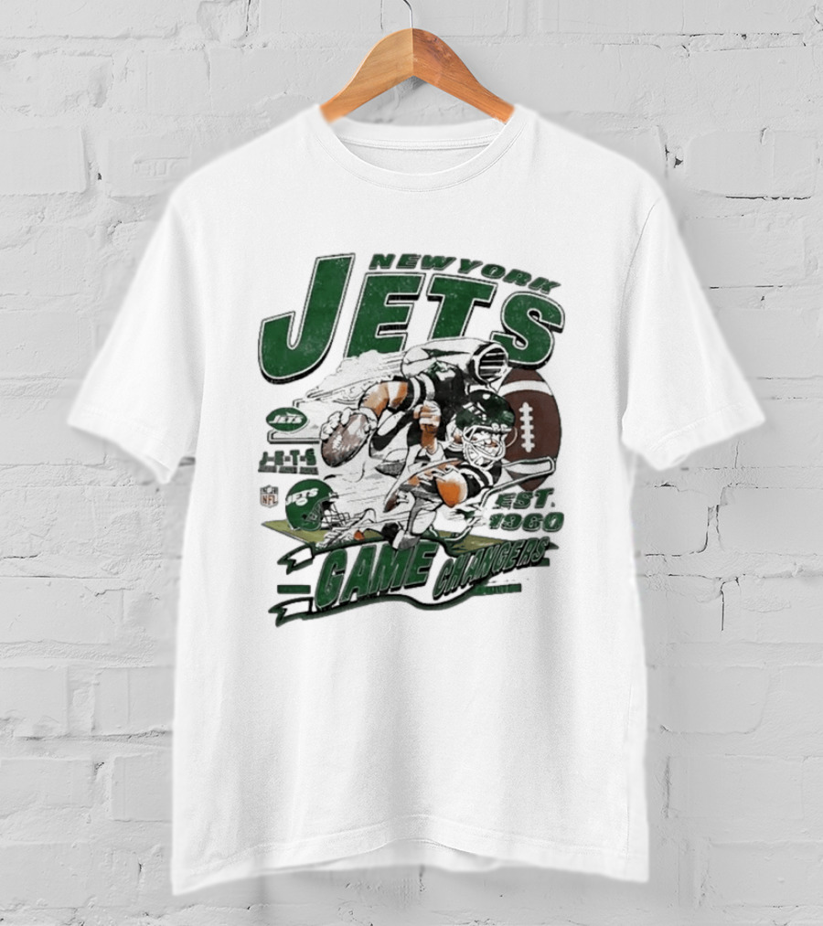 New York Jets Est 1960 Game Changers NFL Football T-Shirt