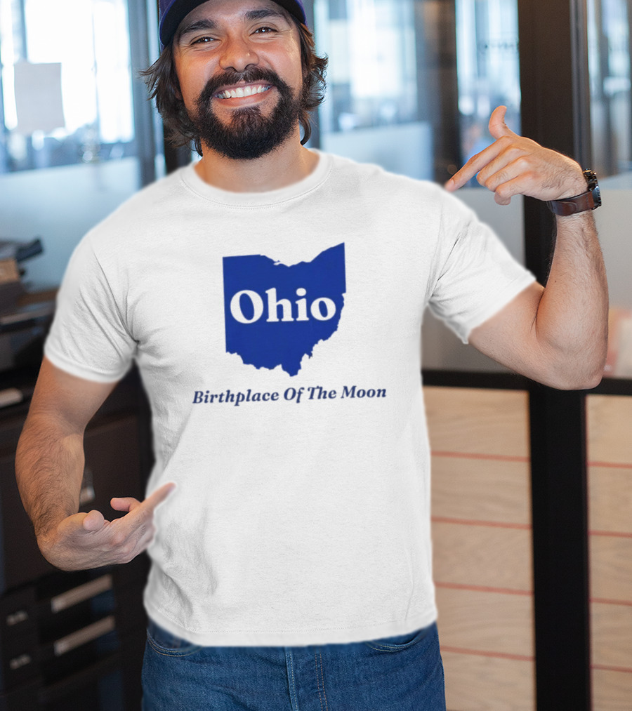 Ohio Birthplace Of The Moon Space Astronomy Exploration T-Shirt