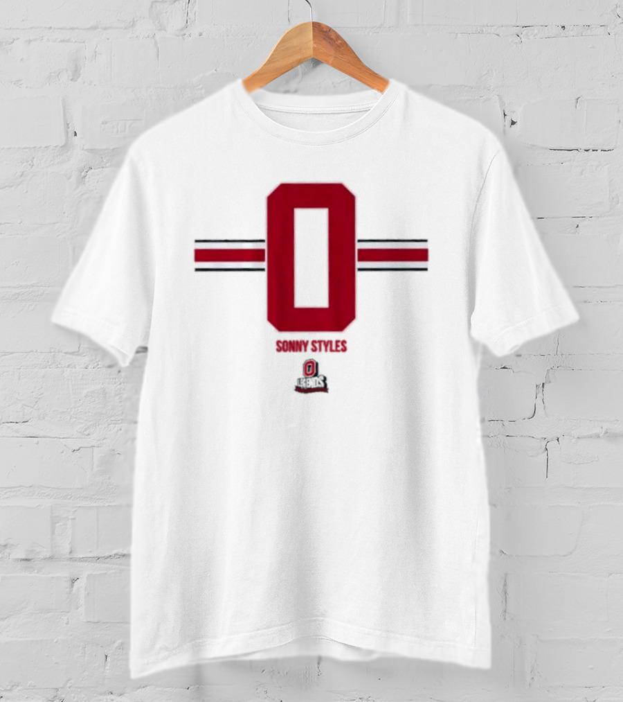 Sonny Styles 0 Stripe Ole Miss Rebels T-Shirt