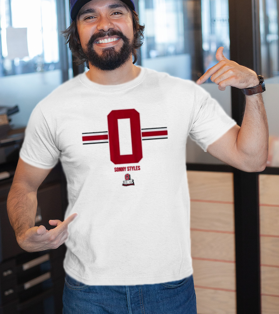 Sonny Styles 0 Stripe Ole Miss Rebels T-Shirt