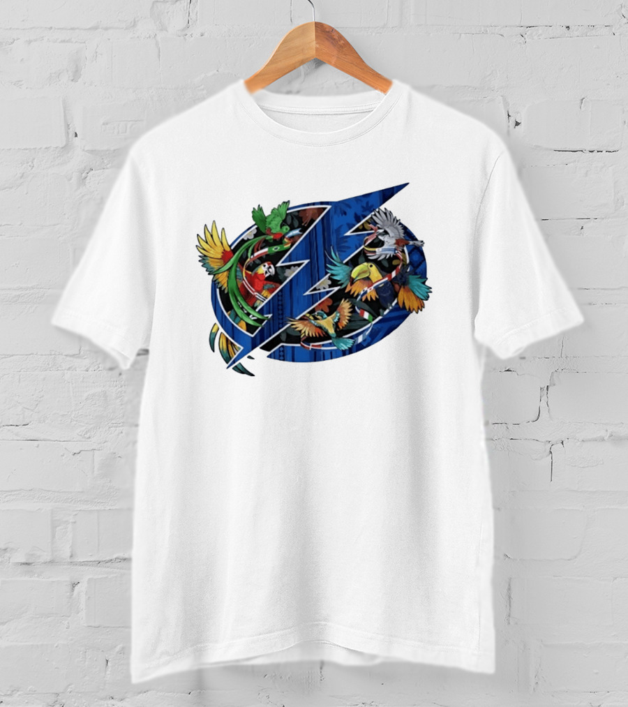 Tampa Bay Lightning NHL Tropical Birds Parrot Toucan Floridian T-Shirt