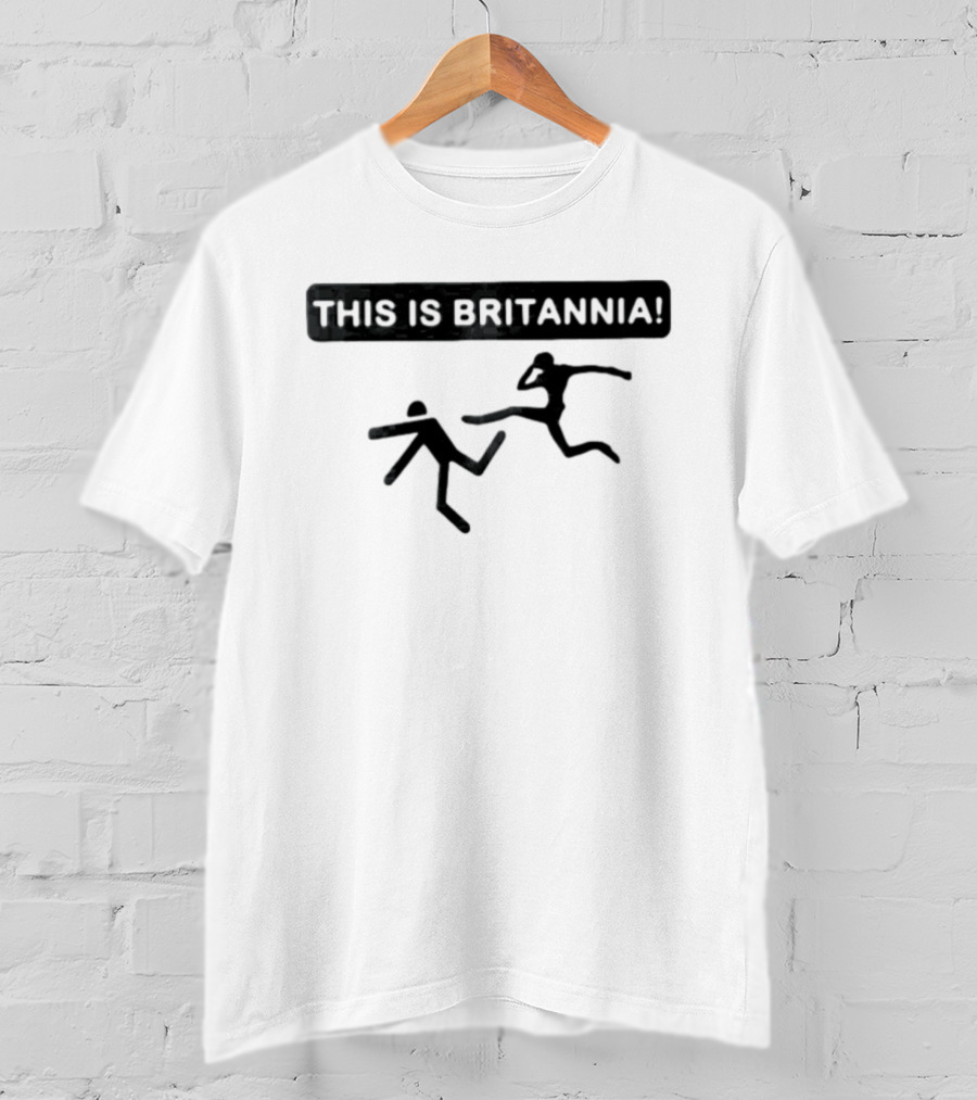 This Is Britannia Stick Figure Kick T-Shirt