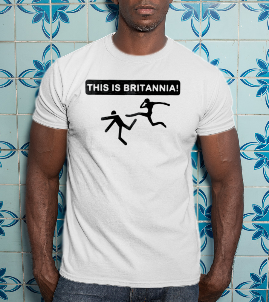 This Is Britannia Stick Figure Kick T-Shirt