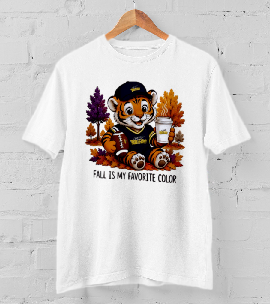 Toledo Rockets Tiger Fall Is My Favorite Color Football Coffee 2026 T-Shirt