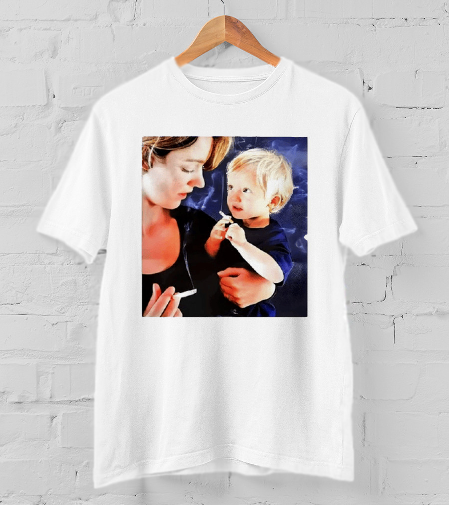 When You Light Up So Does He Anti Smoking Awareness T-Shirt