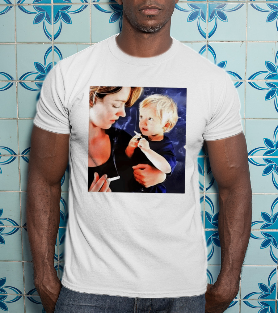 When You Light Up So Does He Anti Smoking Awareness T-Shirt