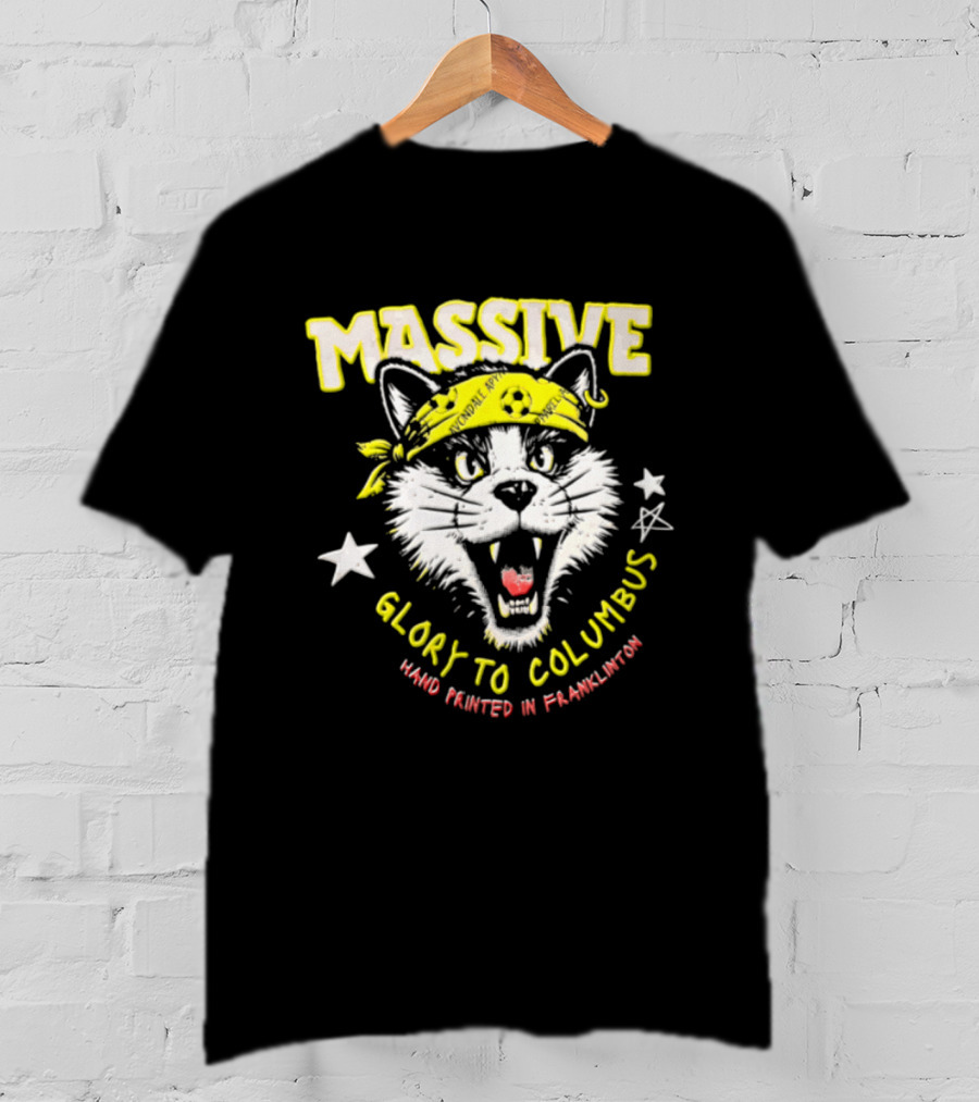 Massive Glory To Columbus Hand Painted Fanklubton T-Shirt