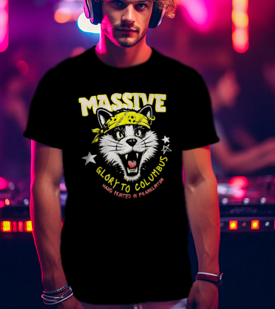 Massive Glory To Columbus Hand Painted Fanklubton T-Shirt