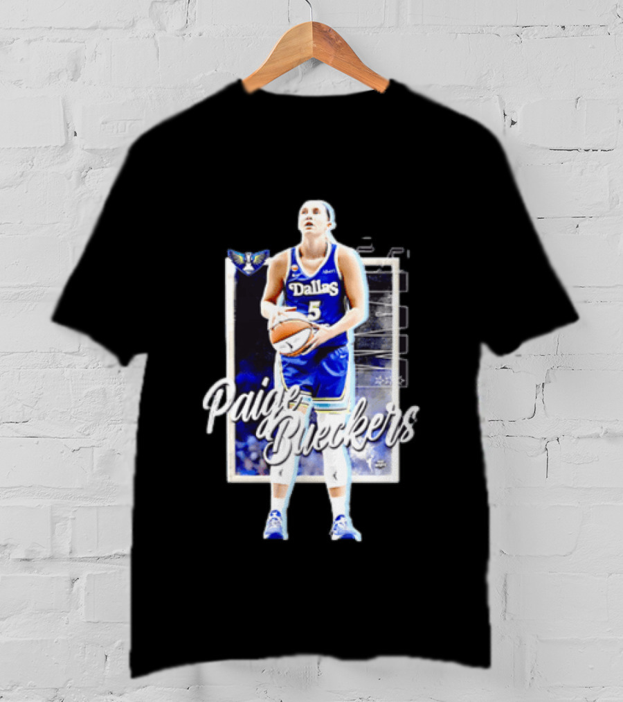 Paige Bueckers Dallas Wings Basketball Player Jersey Number 5 T-Shirt