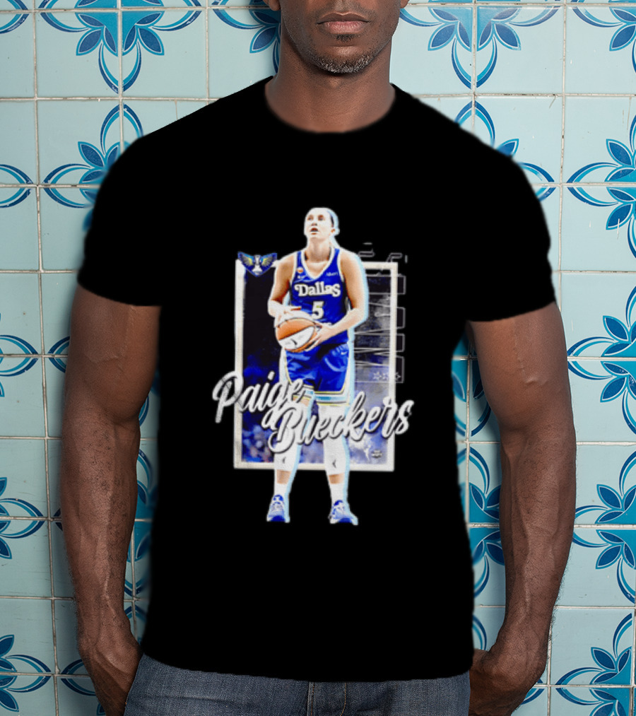 Paige Bueckers Dallas Wings Basketball Player Jersey Number 5 T-Shirt