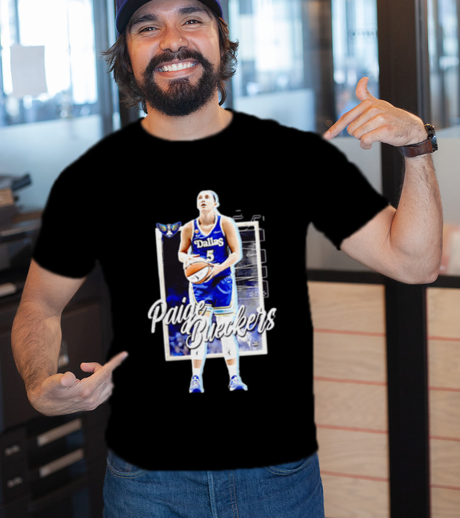 Paige Bueckers Dallas Wings Basketball Player Jersey Number 5 T-Shirt
