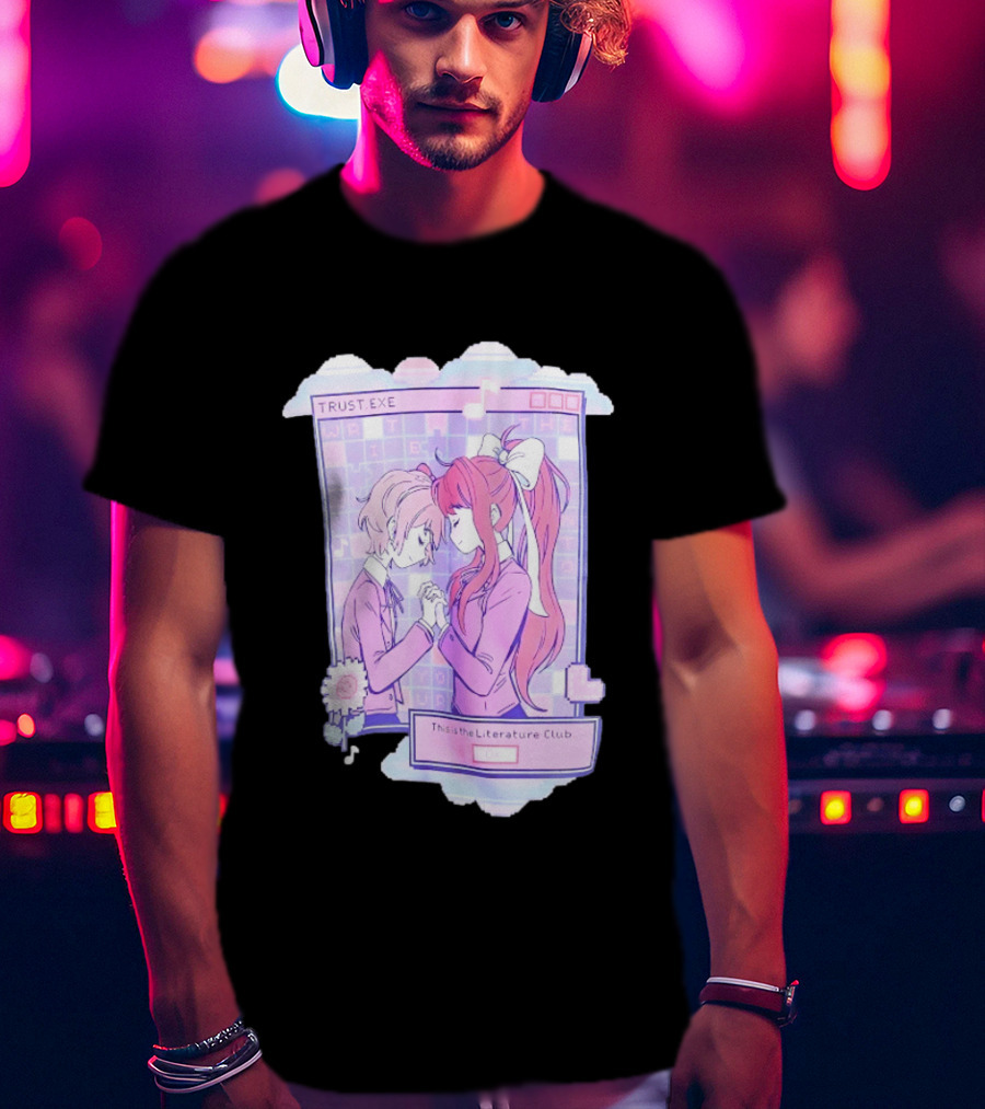 Doki Doki Literature Club Trustexe Monika Sayori This Is The Literature Club T-Shirt
