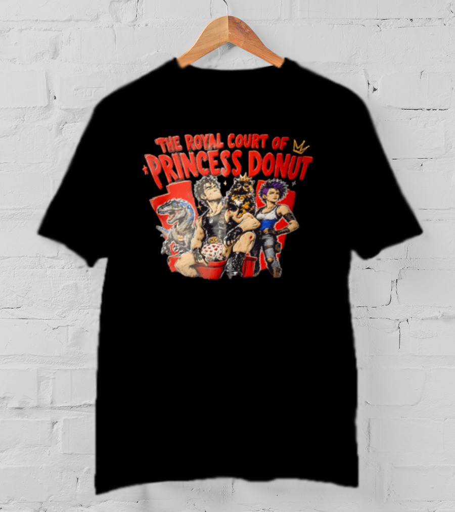 Dungeon Crawler Carl The Royal Court Of Princess Donut Man Cat Dinosaur Woman T-Shirt