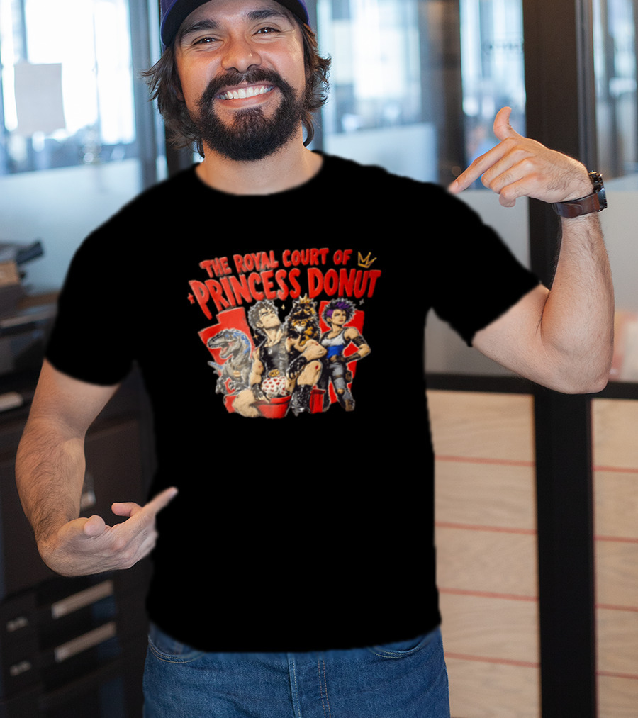 Dungeon Crawler Carl The Royal Court Of Princess Donut Man Cat Dinosaur Woman T-Shirt