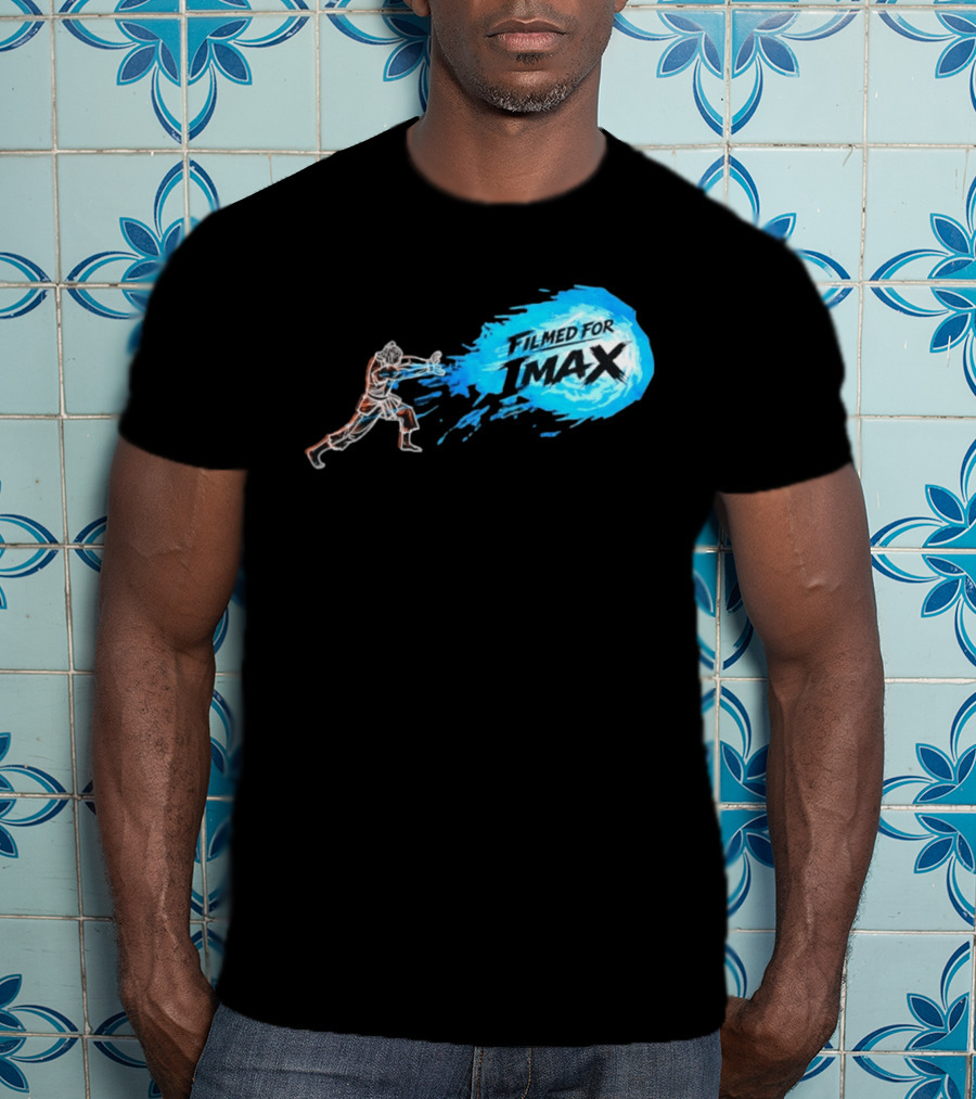 Goku Filmed For IMAX Energy Blast Dragon Ball Z T-Shirt