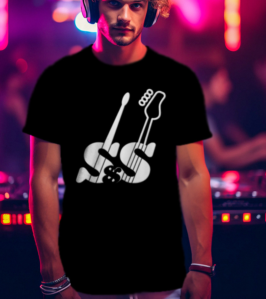 Guitars Forming Letter S T-Shirt