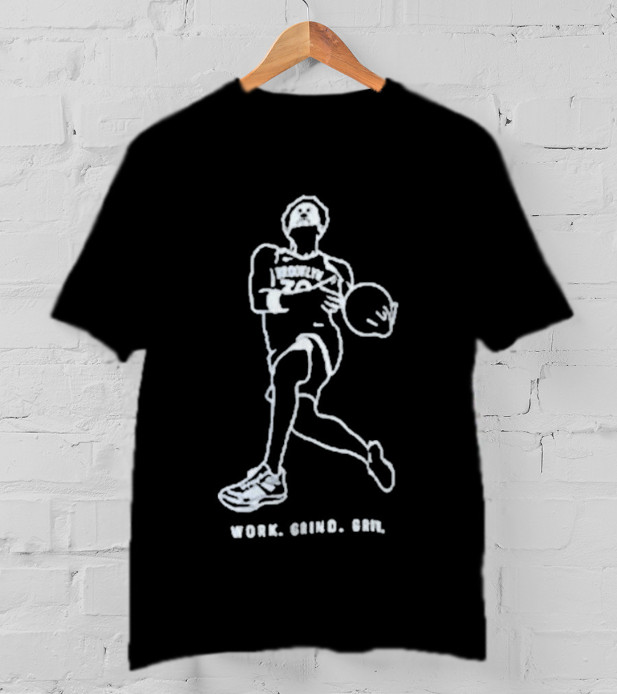 Julius Randle Basketball Work Grind Grow T-Shirt
