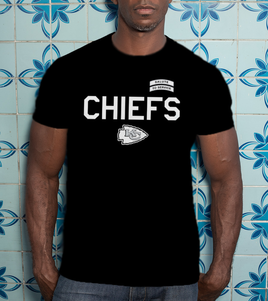 Kansas City Chiefs Salute To Service CHIEFS KC Arrowhead T-Shirt