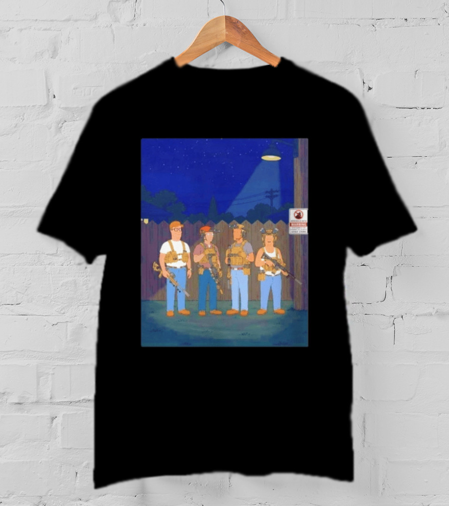 Neighborhood Tactical Squad Warning King Of The Hill T-Shirt