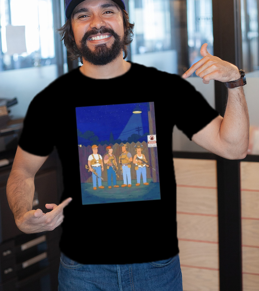 Neighborhood Tactical Squad Warning King Of The Hill T-Shirt