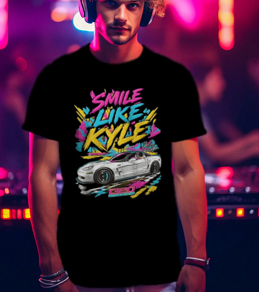 Smile Like Kyle 1320 Video Sports Car Driver Thumbs Up T-Shirt