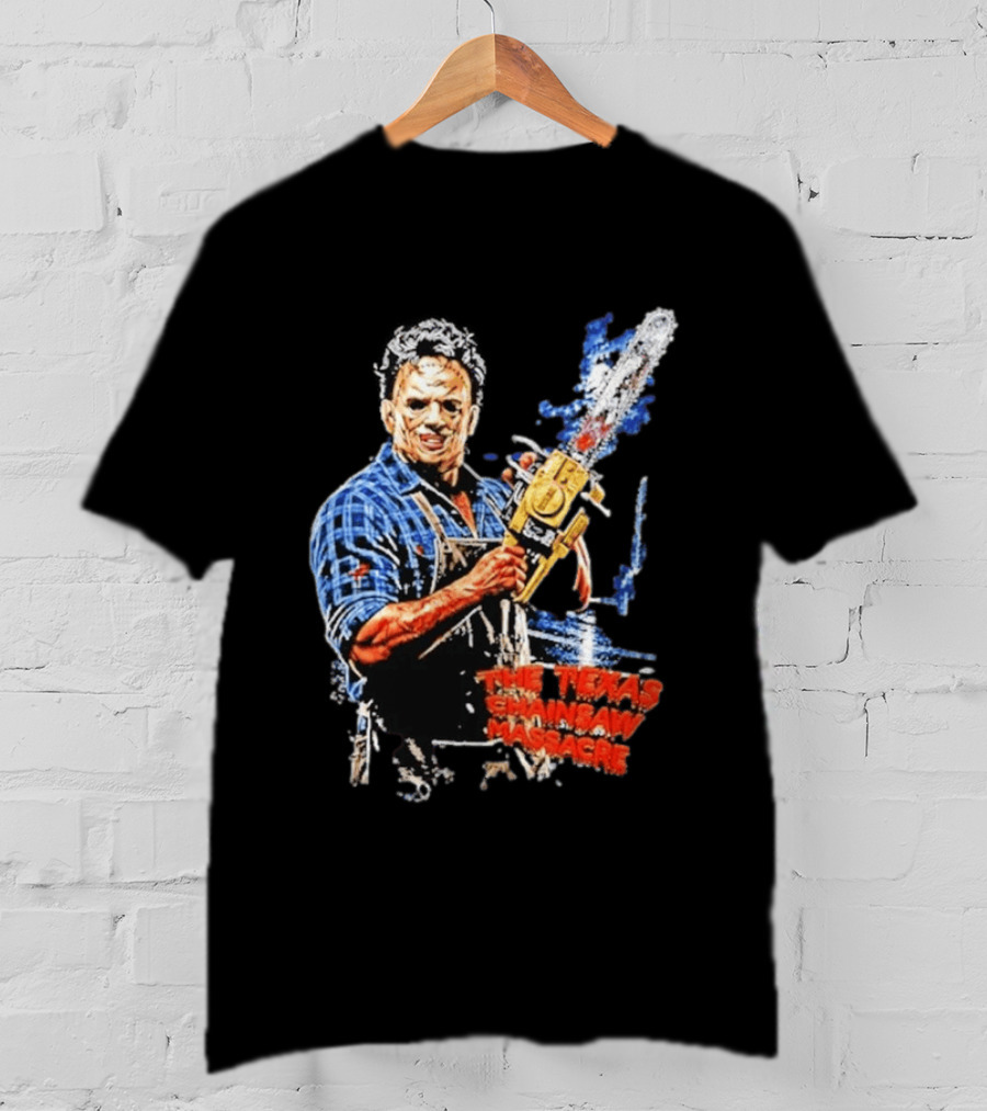 Texas Chainsaw Massacre Leatherface Chainsaw T-Shirt