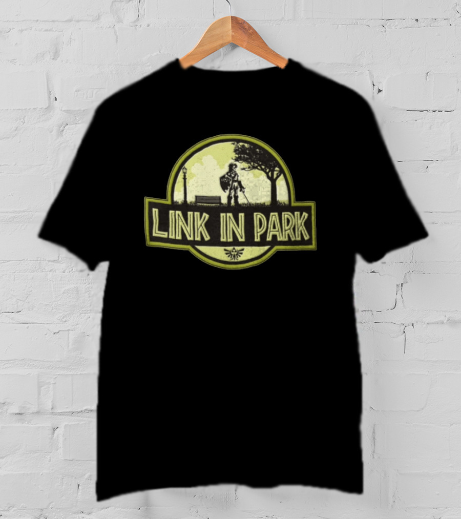 Link In Park Sword And Shield Hero Outdoors Scene T-Shirt